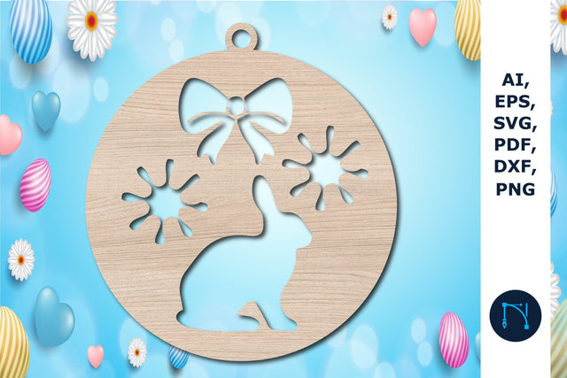 easter day round laser cut decor/tag SVG MD JOYNAL ABDIN 