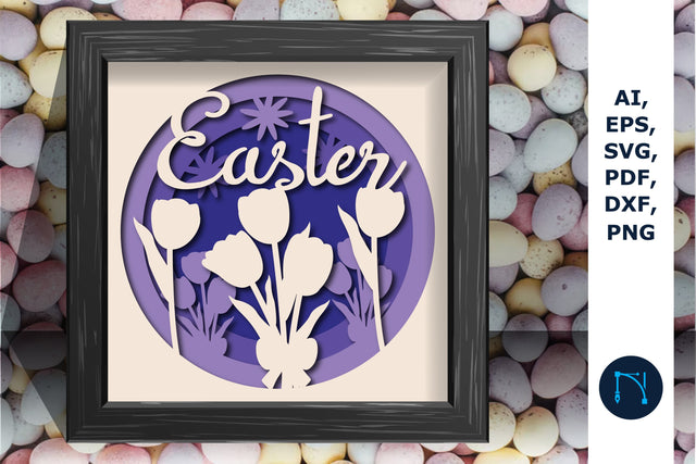 Easter Day Shadow/light Box 3d SVG SVG MD JOYNAL ABDIN 