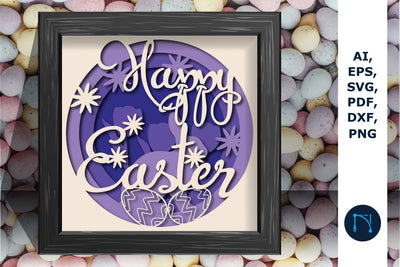Easter Day Shadow/light Box 3d SVG SVG MD JOYNAL ABDIN 