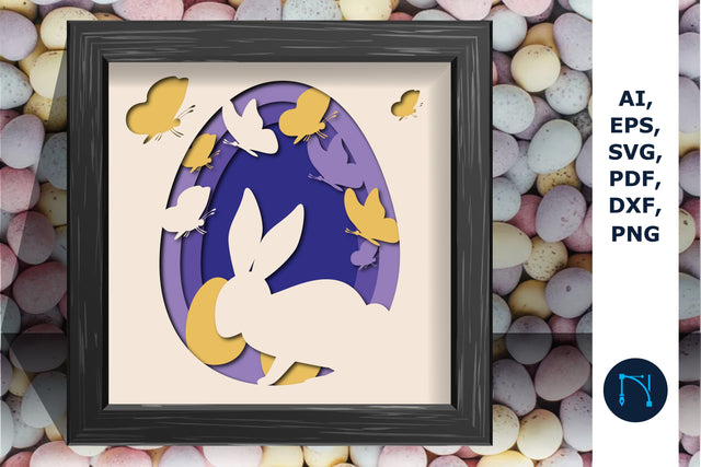 Easter Day Shadow/light Box 3d SVG SVG MD JOYNAL ABDIN 