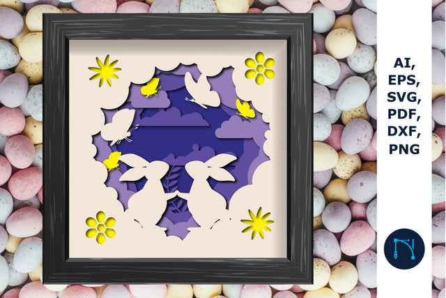 Easter Day Shadow/light Box 3d SVG SVG MD JOYNAL ABDIN 