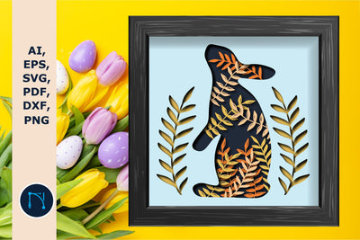 Easter Day Shadow/light Box layer SVG SVG MD JOYNAL ABDIN 