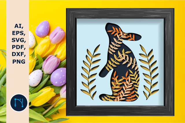 Easter Day Shadow/light Box layer SVG SVG MD JOYNAL ABDIN 