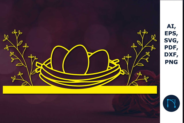 Easter Day Welcome sign Laser cut SVG SVG MD JOYNAL ABDIN 