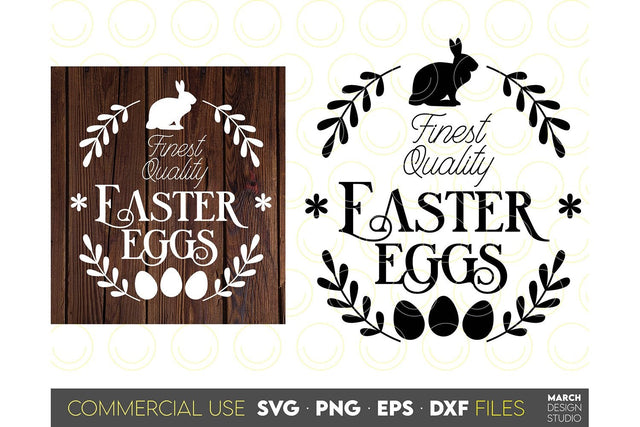 Easter Decoration SVG | Easter Farmhouse SVG | Easter png | Happy Easter svg | Easter Sign svg | png dxf eps | Clipart SVG March Design Studio 