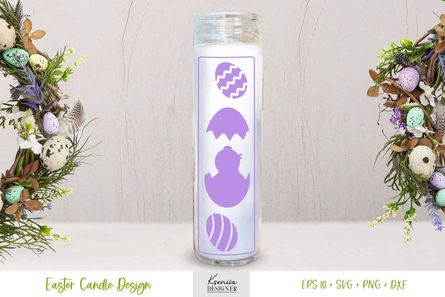 Easter Dollar Tree Candle SVG SVG Kseniia designer 