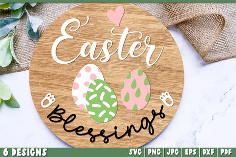 Easter Door Round Signs Bundle | Easter Bundle SVG SVG TatiStudio 