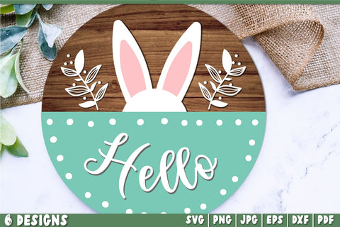 Easter Door Round Signs Bundle | Easter Bundle SVG SVG TatiStudio 