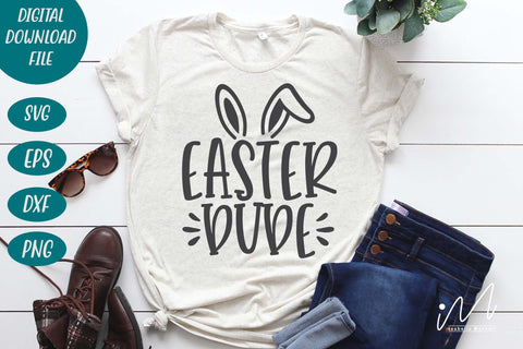 Easter dude svg,Happy Easter svg, Easter Day Svg, Easter Svg, Bunny Svg, Happy Easter Shirt svg, Easter Shirt Svg,family bunny svg, Funny Easter svg SVG Isabella Machell 