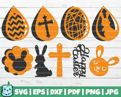 Easter Earrings SVG MintyMarshmallows 