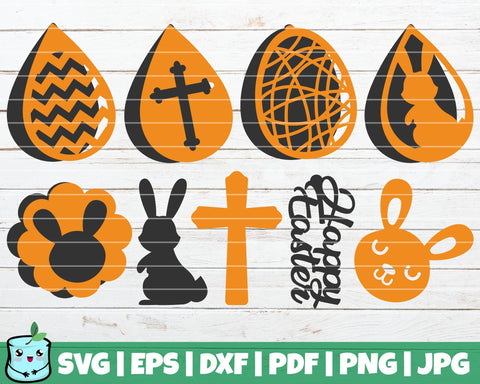 Easter Earrings SVG MintyMarshmallows 