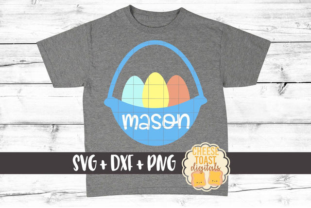 Easter Egg Basket - Easter SVG PNG DXF Cut Files SVG Cheese Toast Digitals 