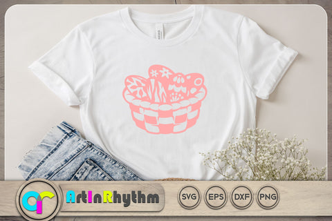 Easter Egg basket SVG Artinrhythm shop 