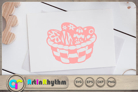 Easter Egg basket SVG Artinrhythm shop 