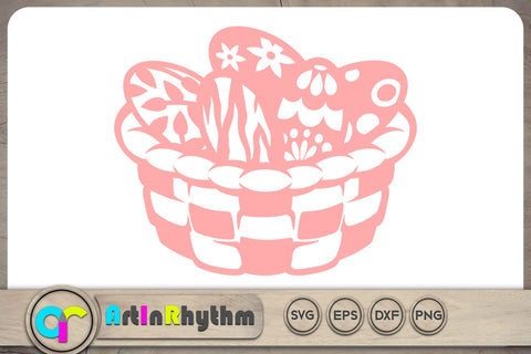 Easter Egg basket SVG Artinrhythm shop 