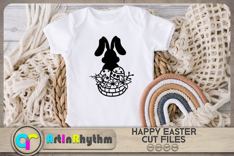 Easter egg basket svg / Easter bunny svg SVG Artinrhythm shop 