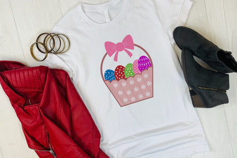 Easter Egg Basket svg, Easter SVG SVG SmmrDesign 