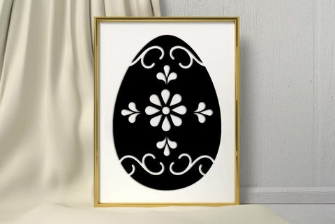 Easter Egg Bundle SVG Files, Hand draw egg SVG FiveStarCrafting 