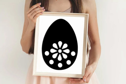 Easter Egg Bundle SVG Files, Hand draw egg SVG FiveStarCrafting 