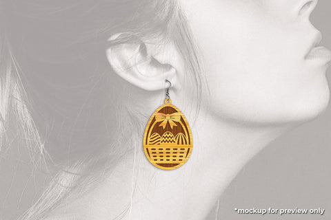 Easter Egg Earrings - SVG Cut Files SVG Slim Studio 