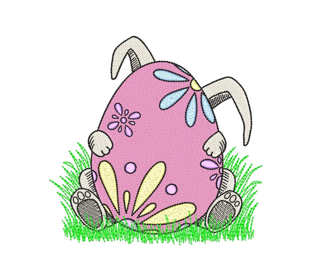 Easter Egg Embroidery Design, 4 sizes Embroidery/Applique DESIGNS Nino Nadaraia 