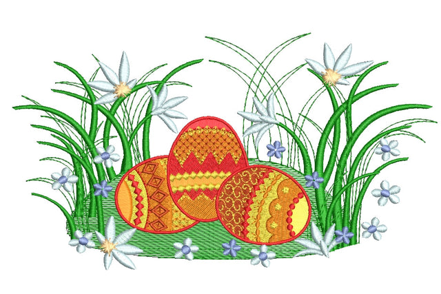 Easter egg embroidery design, holiday embroidery designs, 5 sizes, Instant download. Embroidery/Applique DESIGNS ArtEMByNatalia 