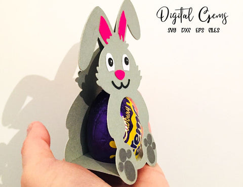 Easter egg holder designs, Lamb, Rabbit, Penguin, and Duck SVG / DXF / EPS files SVG Digital Gems 