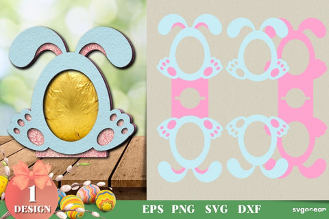 Easter Egg Holder SVG | Candy Holder Template SVG SvgOcean 