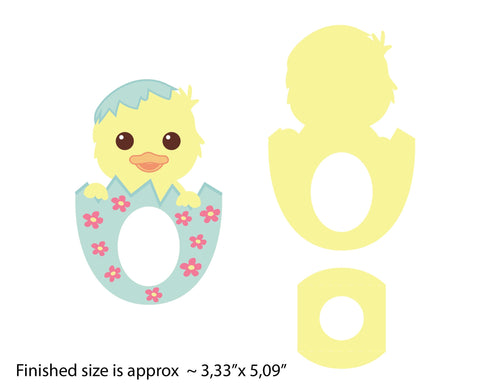 Easter egg holder SVG | Digital download 3D Paper ElenDesigns 