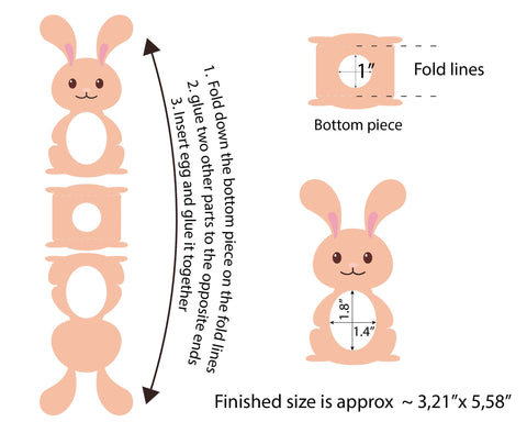 Easter egg holder designs, Lamb, Rabbit, Penguin, and Duck SVG / DXF / EPS  files - So Fontsy