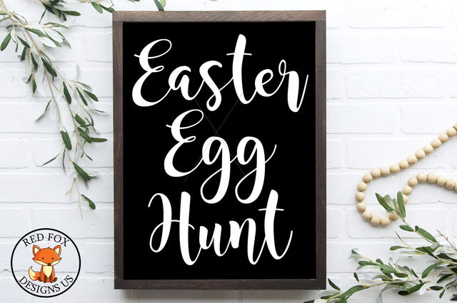 Easter Egg Hunt SVG | Easter Files | SVG PNG DXF Cut Files SVG RedFoxDesignsUS 