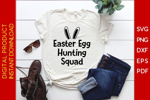 Easter Egg Hunting Squad Easter Sunday SVG PNG PDF Cut File SVG Creativedesigntee 