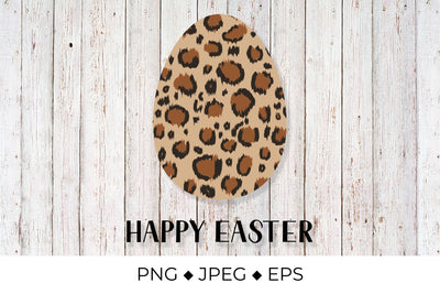 Easter egg leopard print sublimation Sublimation LaBelezoka 
