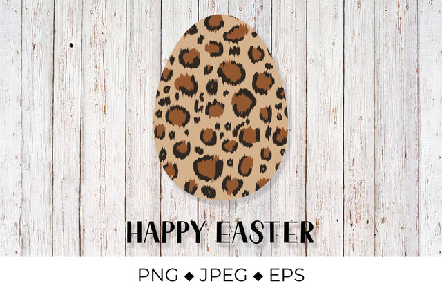 Easter egg leopard print sublimation Sublimation LaBelezoka 