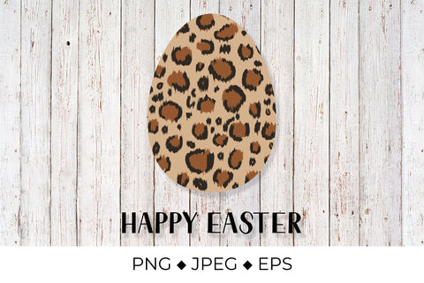 Easter egg leopard print sublimation Sublimation LaBelezoka 