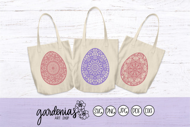Easter Egg Mandalas SVG Gardenias Art Shop 