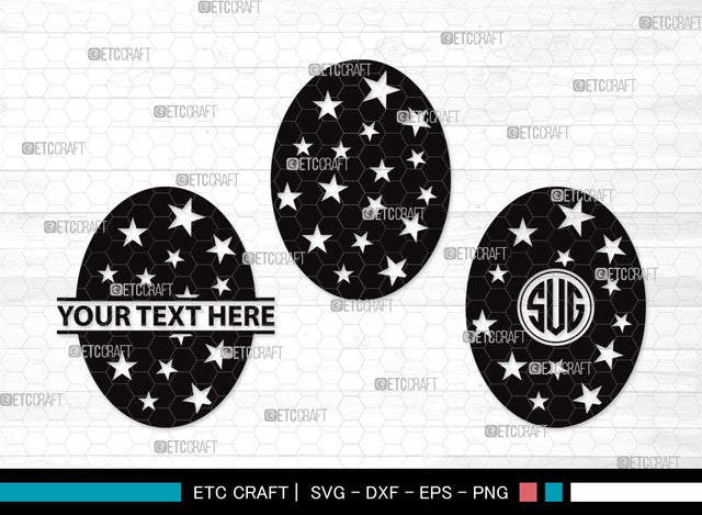 Easter Egg Monogram SVG | Easter Eggs Svg | Easter Svg | Egg Hunt Svg | Easter Egg Clipart SVG ETC Craft 