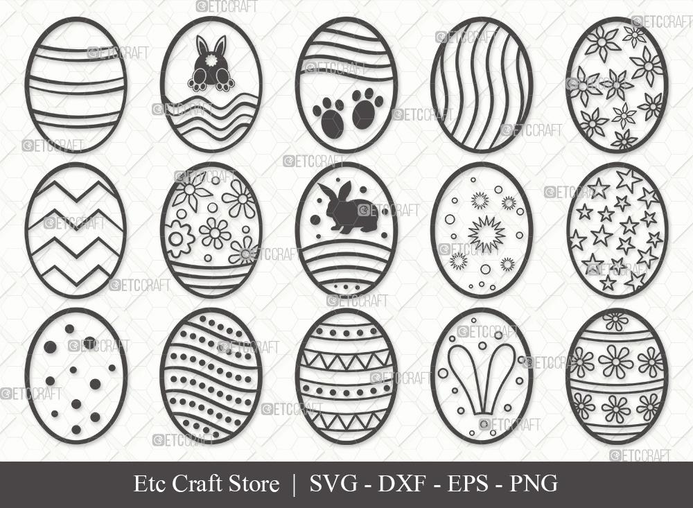 Easter Egg Print & Cut File