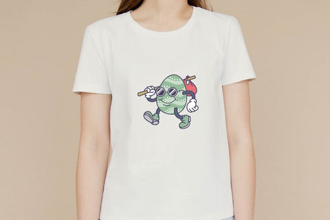 Easter egg retro character svg bundle SVG dadan_pm 