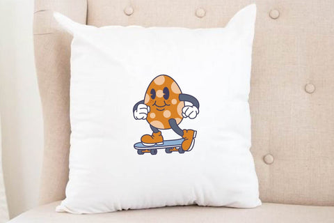 Easter egg retro character svg bundle SVG dadan_pm 