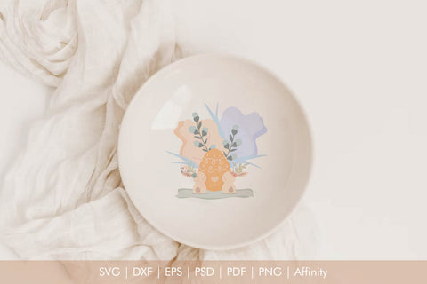 Easter Egg Spring Bunny SVG Rabbit Illustration SVG Arts By Naty 