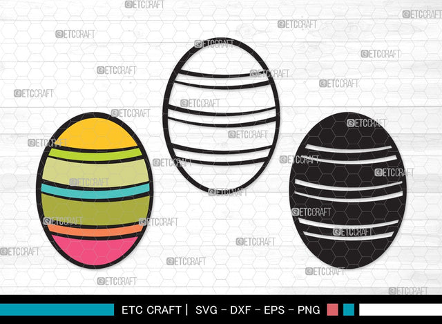 Easter Egg SVG | Easter Eggs Svg | Easter Svg | Egg Hunt Svg | Easter Egg Clipart SVG ETC Craft 