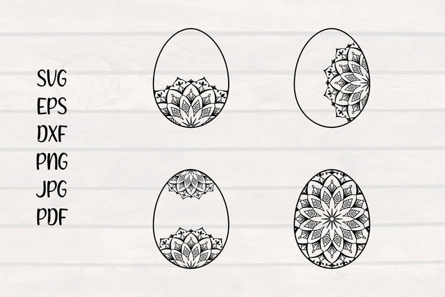 Easter Egg svg, Egg mandala design SVG SmmrDesign 