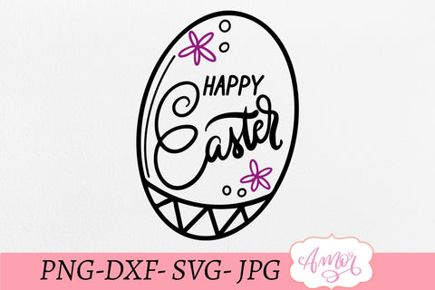Easter egg SVG, happy Easter svg SVG Amorclipart 