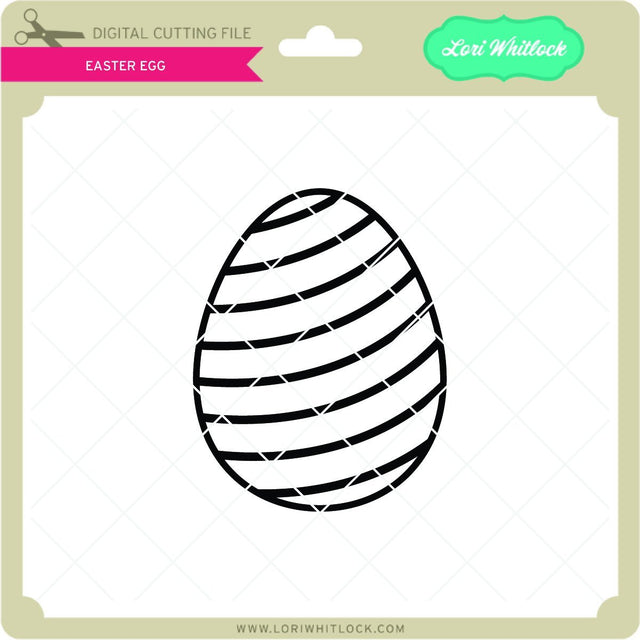 Easter Egg SVG Lori Whitlock 