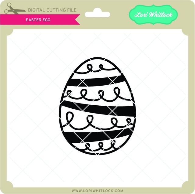 Easter Egg SVG Lori Whitlock 