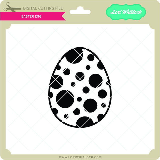 Easter Egg SVG Lori Whitlock 