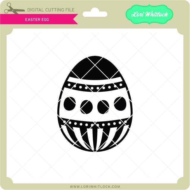 Easter Egg SVG Lori Whitlock 