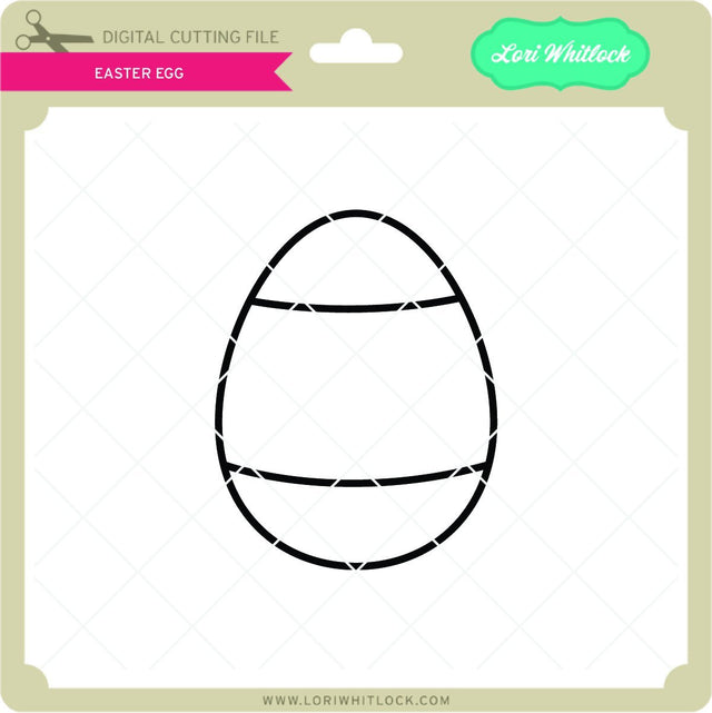 Easter Egg SVG Lori Whitlock 