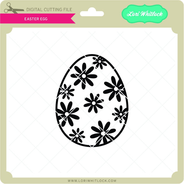 Easter Egg SVG Lori Whitlock 